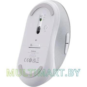 Мышь Baseus F2 Ergonomic B01055505211-01 (белый) картинка 3